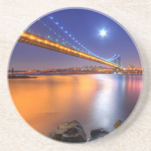 Twilight, George Washington BridgePalisades, NJ. Coaster