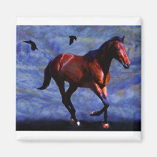 Twilight horse magnet