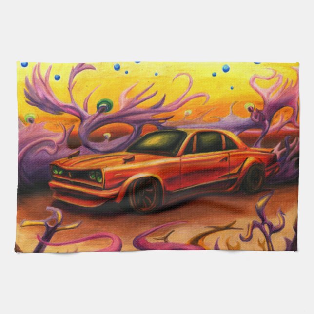 Twilight in Nazareth Tea Towel (Horizontal)