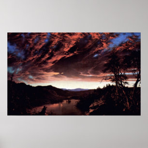 Twilight in the Wilderness -Frederick Edwin Church Poster