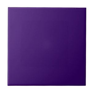Twilight Indigo Solid Colour Classic Elegant Ceramic Tile