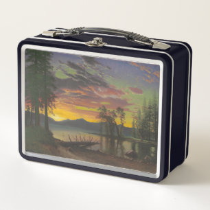 Twilight, Lake Tahoe, c.1870s (oil on canvas) Metal Lunch Box