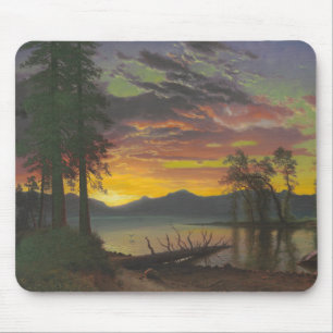 Twilight, Lake Tahoe, c.1870s (oil on canvas) Mouse Pad