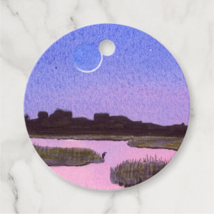 Twilight Marsh Favour Tags
