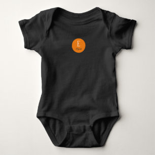 Twilight monogram customized name baby bodysuit
