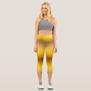 Twilight of Gold Capri Leggings