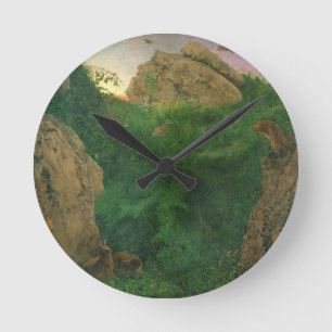 Twilight (oil) round clock