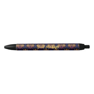 Twilight Opulence  Black Ink Pen