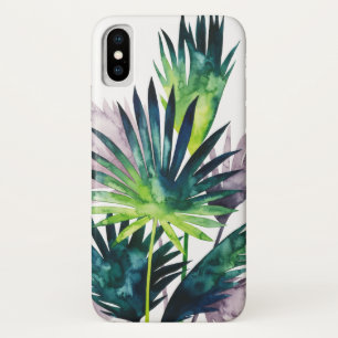 Twilight Palms- Palm Fronds iPhone X Case