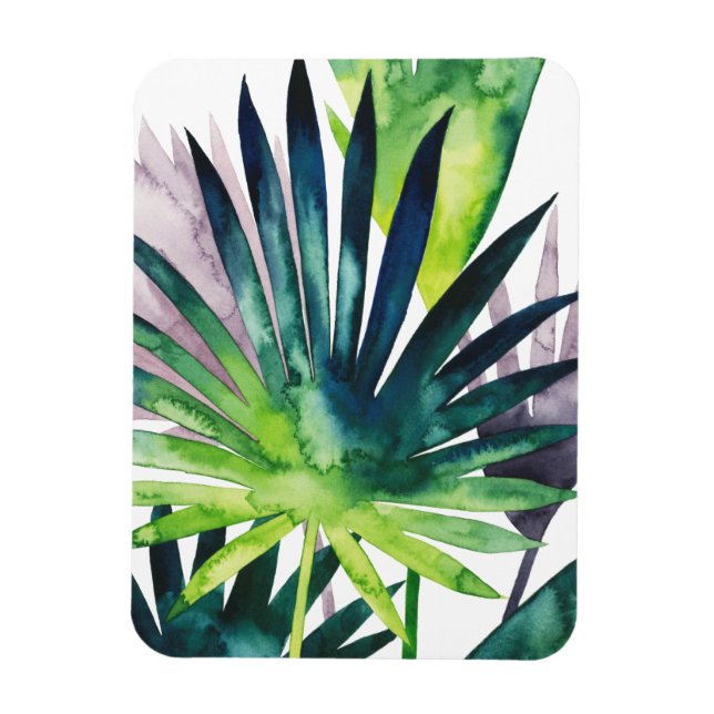Twilight Palms- Palm Fronds Magnet (Vertical)