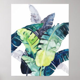Twilight Palms - Palm Leaves Poster