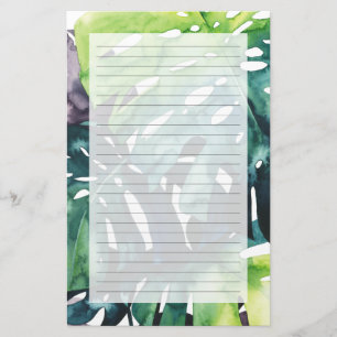 Twilight Palms - Split Leaf Stationery