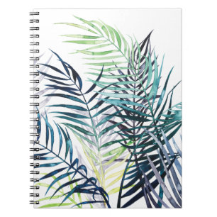 Twilight Palms - Tropical Leaves Notebook