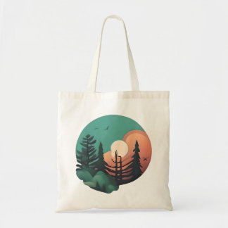 Twilight Pines Tote Bag
