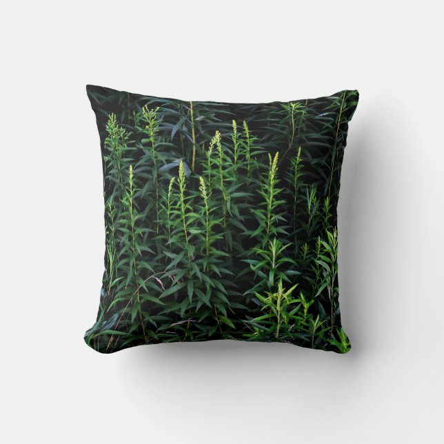 Twilight Plants Dark Mood Cushion (Front)