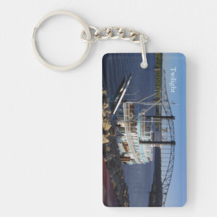 Twilight rectangle acrylic key chain