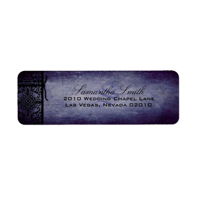 Twilight Return Label D Return Address Label (Front)