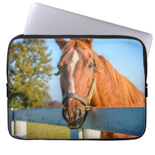 Twilight Rose Thoroughbred Race Horse Laptop Sleeve