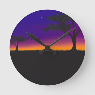 Twilight  round clock