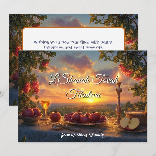 Twilight Table of Blessings card  (Front/Back)