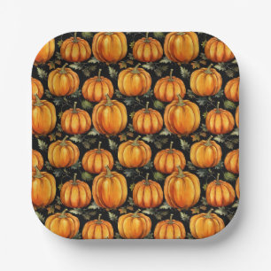 Twilight Tangle – Haunted Harvest Repeat Paper Plate