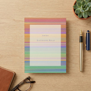 Twilight Vista Brightly Coloured Southwest Pattern Note Card