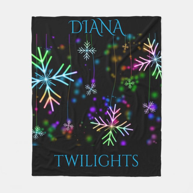 Twilights personalised fleece blanket. blanket (Front)