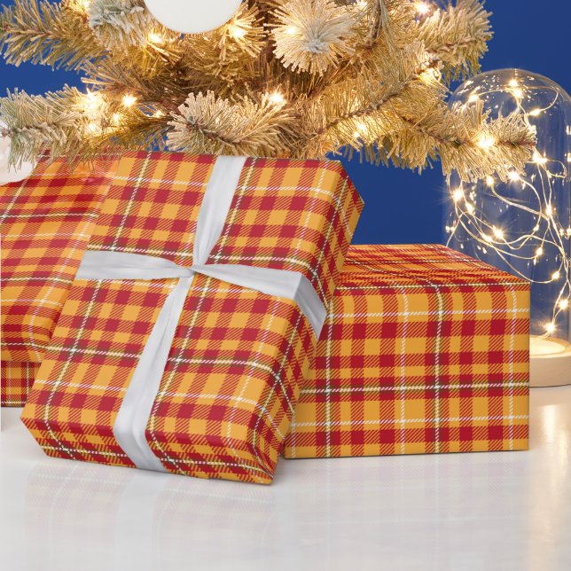 Twill Plaid Scottish Pattern Wrapping Paper (Holidays)