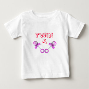 Twin A Girl/Girl Baby T-Shirt