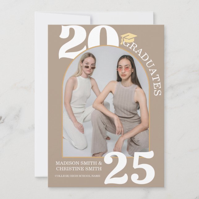 Twin Arch Photo College High School Graduation Announcement (Front)