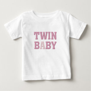 Twin Baby A (Pink) T-Shirt