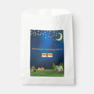 Twin Baby Shower Favour Bags with S'mores