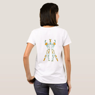 Twin Ballerinas Dance Graphic T-Shirt