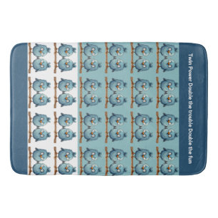 Twin Birds Bath Mat