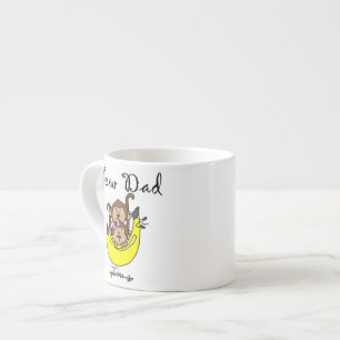 Twin Boy and Girl New Dad Gifts Espresso Cup