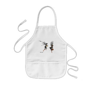 Twin Boy Rain Faeries Kid's Pocket Apron