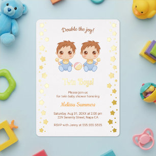 Twin Boys Baby Shower