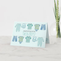 Twin Boys Congratulations