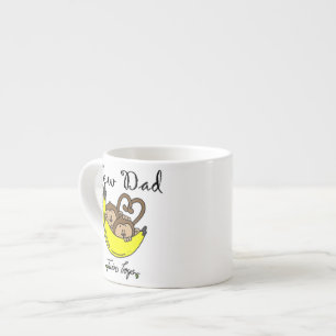 Twin Boys Monkeys New Dad Gifts Espresso Cup