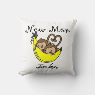 Twin Boys New Mum Gifts Cushion