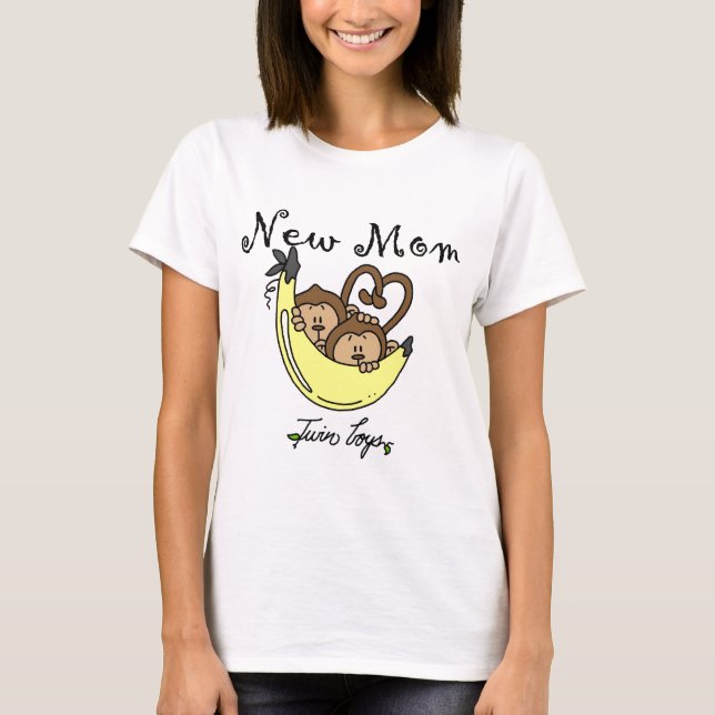 Twin Boys New Mum Tshirts and Gifts (Front)