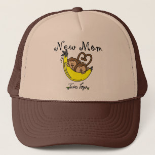 Twin Boys New Mum Tshirts and Gifts Trucker Hat
