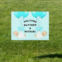 Twin Boys Welcome