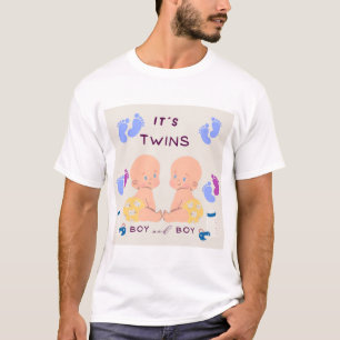 Twin brothers baby T-Shirt