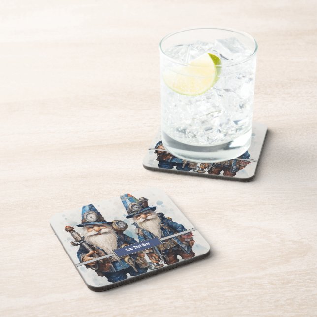 Twin Brothers Partners Steampunk Coaster (Right Side)