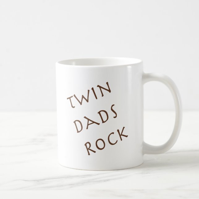Twin Dads Rock Coffee Mug (Right)