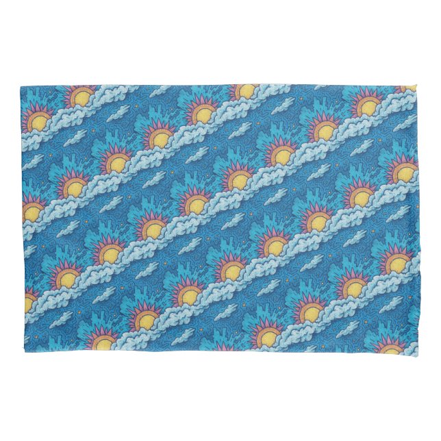 Twin Dawn Carnival Pillowcase (Front)