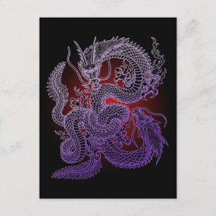 Twin-dragon(P) Postcard