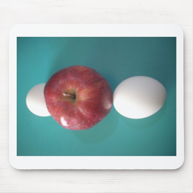 Twin Egg red apple for a pie.JPG Mouse Pad (Front)