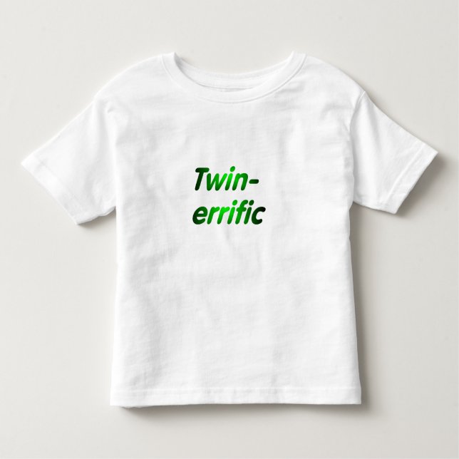 Twin-errific Toddler T-Shirt (Front)